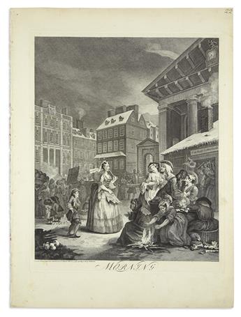 HOGARTH, WILLIAM. The Four Times of the Day.